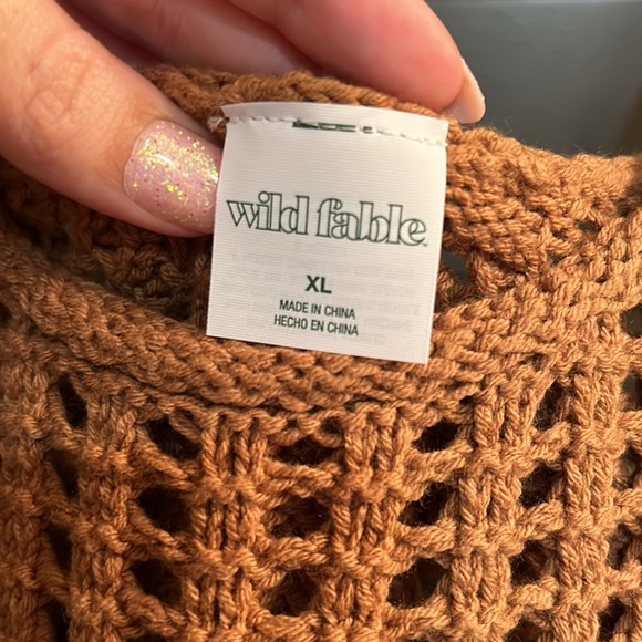 NWT Brown Knit Tank - Picture 2 of 3